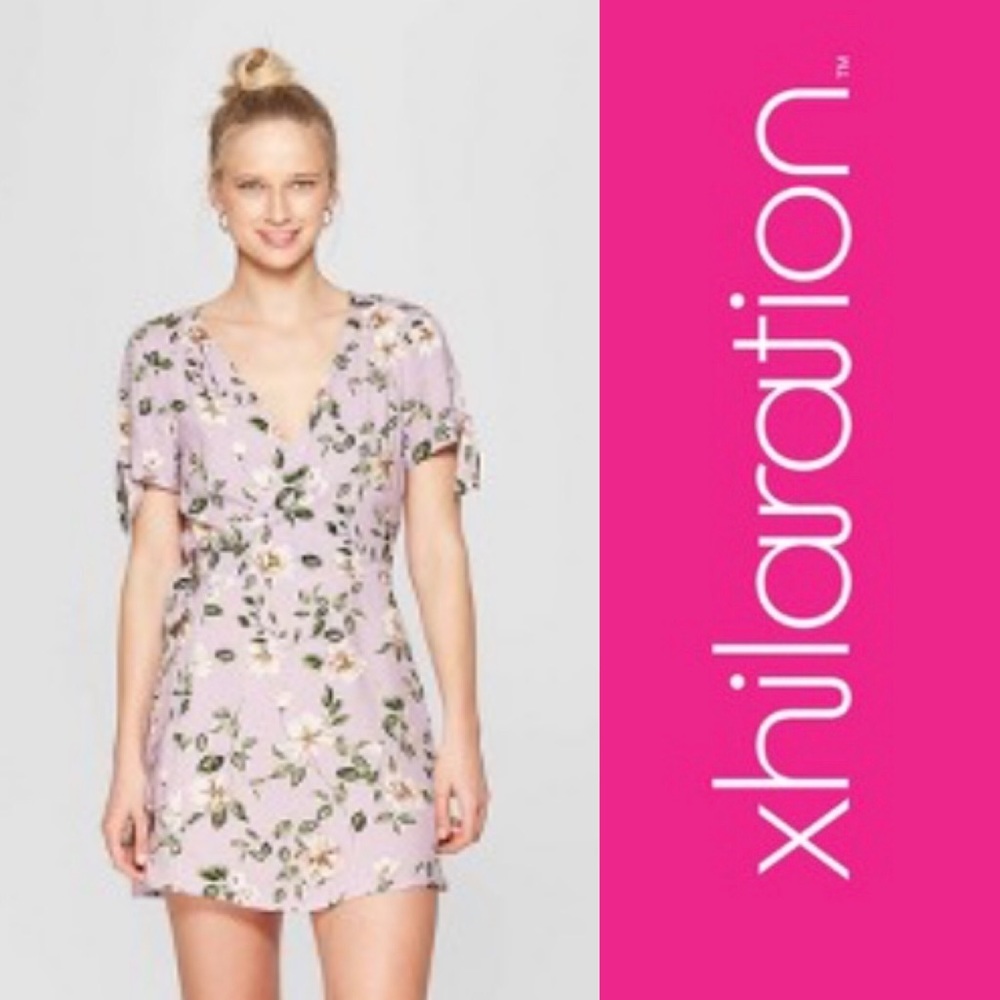 Sassy Floral Lilac Wrap Dress 👗 Target